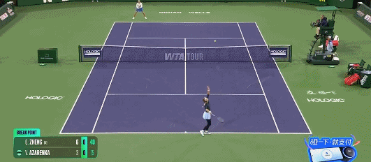 j9九游真人游戏第一平台心态崩了！阿扎伦卡第二盘连续两个双误输发球局，随后摔球拍